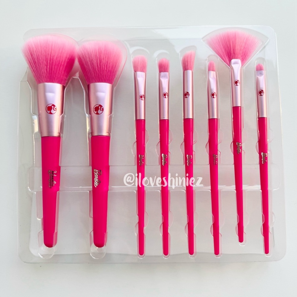 •Barbie for MINISO• Collection Makeup Brushes Set (8 pcs) - Picture 4 of 11